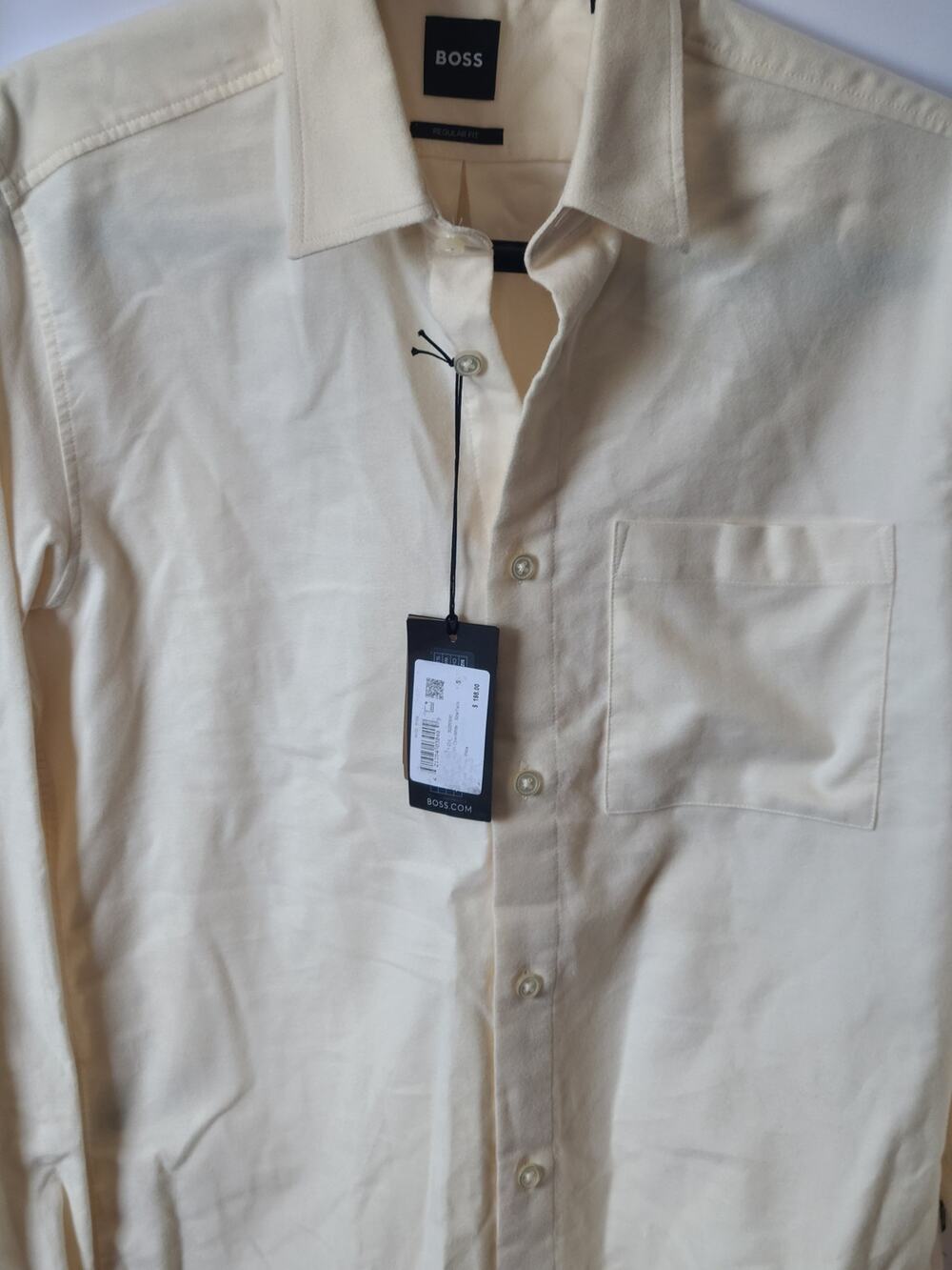 BOSS Men’s Button-Down Shirt – Regular Fit – Size S